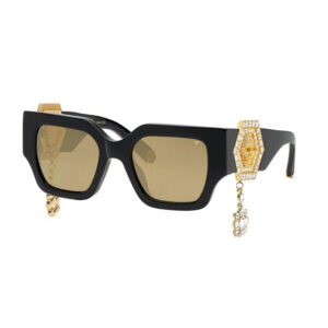 LUNETTE SOLEIL PHILIPP PLEIN MOD OR GRIS BRILLANT