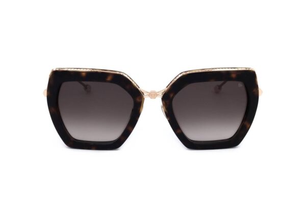 LUNETTE SOLEIL PHILLIPP PLEIN 06Y6  MOD LA HAVANE BRILLANTE ET BRILLANTE – Image 3